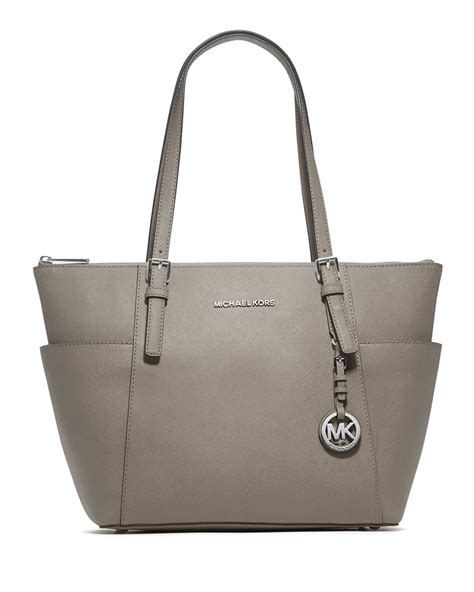 michael kors pearl grey|michael kors april tote bag.